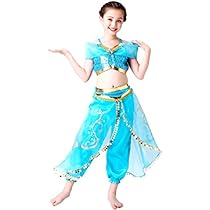 Amazon.co.jp: [SCGEHA] ジャスミン コスプレ アラジン キッズ